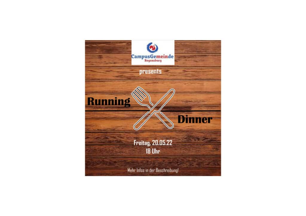 Flyer Running Dinner 2022